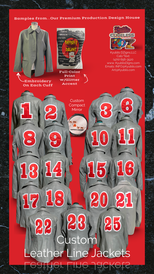 Greek Custom Embroidered Premium Jacket - Kyublis DZigns