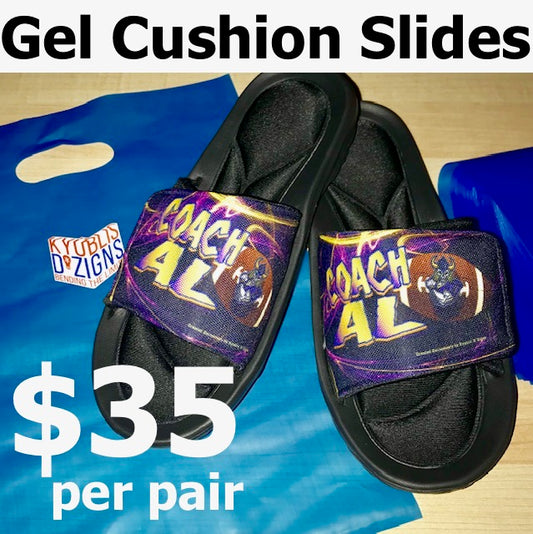 Customized Slide Sandals (Gel Cushion) - Kyublis D*Zigns