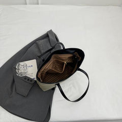 PU Leather Tote Bag - Kyublis DZigns