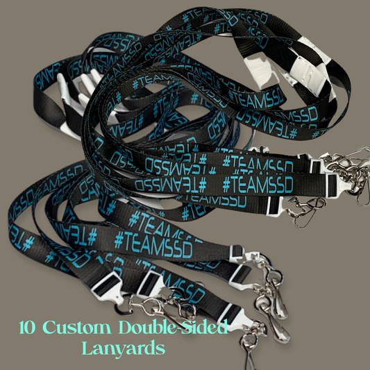 Lanyards - Custom Full-Color - Sold in Sets - Kyublis D*Zigns