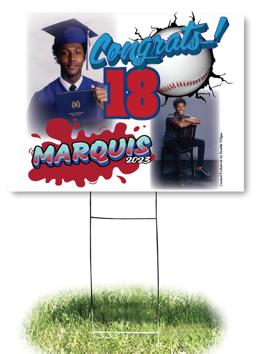 The Official Marquis Graduation Yard Sign - Kyublis DZigns