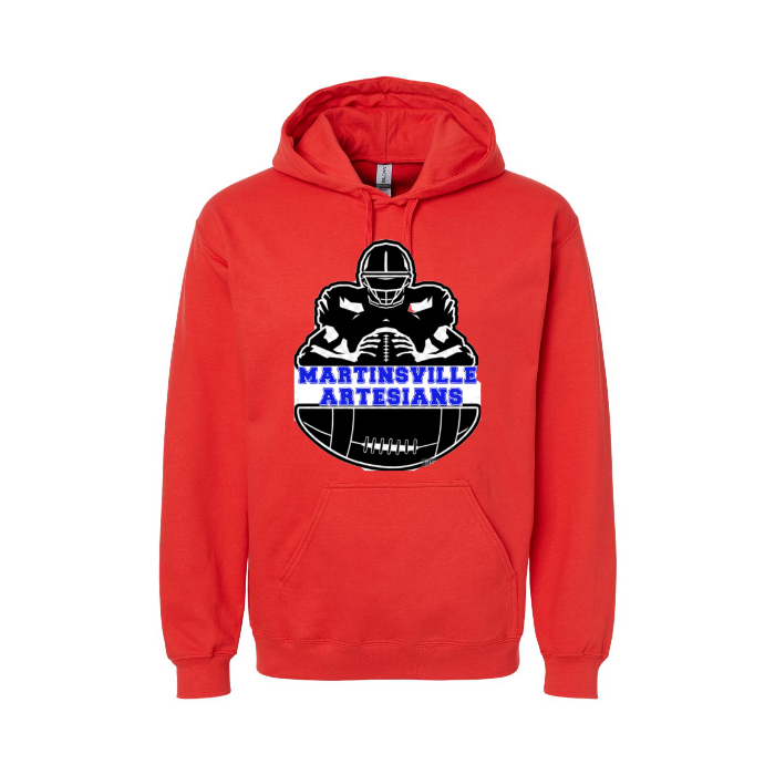 Custom Hoodie - Design Your Own (Front, Back Sleeve)