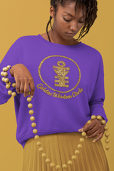 Golden Wisdom Circle - Bling Sweatshirt