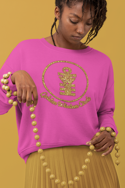 Golden Wisdom Circle - Bling Sweatshirt