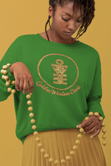 Golden Wisdom Circle - Bling Sweatshirt