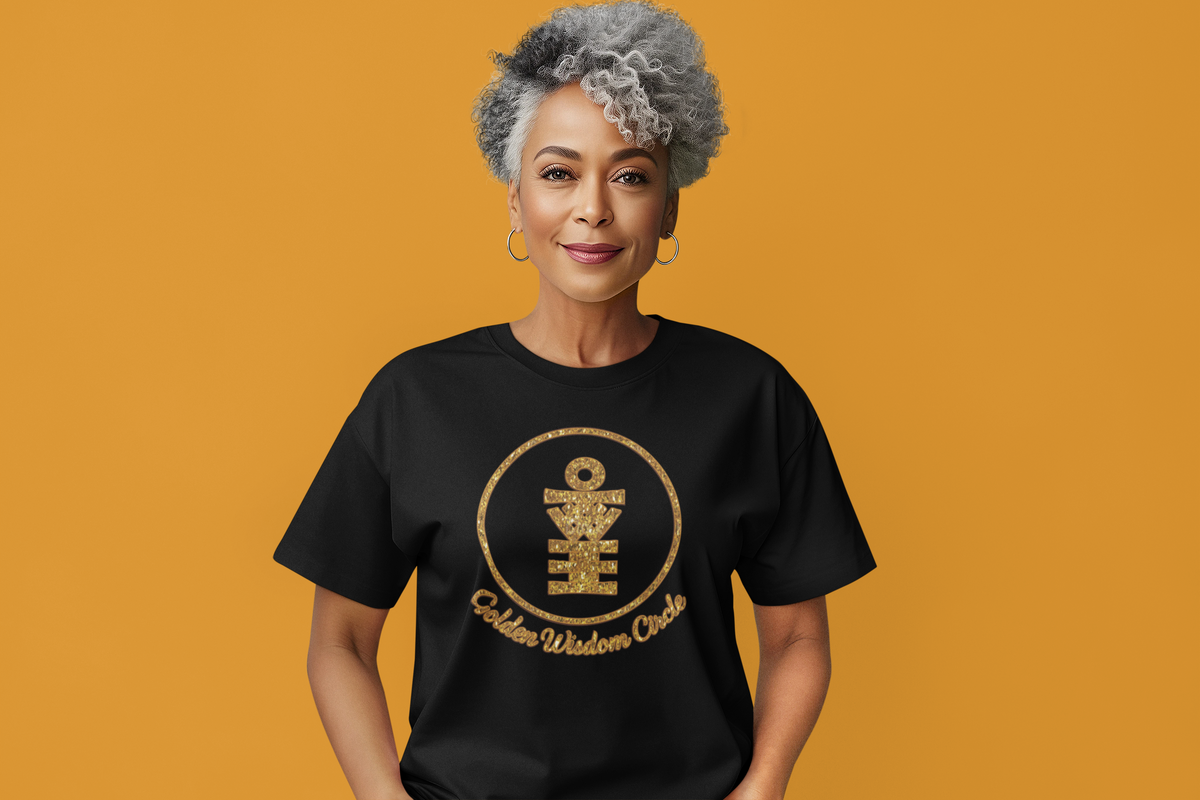 Golden Wisdom Circle - Bling - Unisex Tees