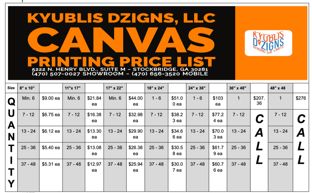 Canvas Printing