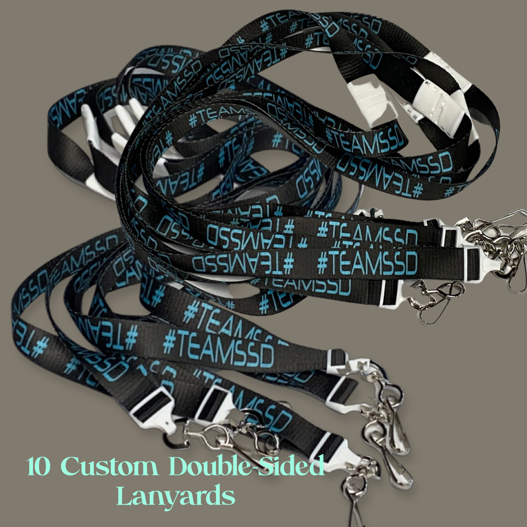 Lanyards - Custom Full-Color - Sold in Sets - Kyublis D*Zigns